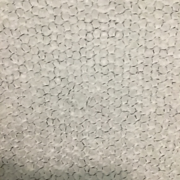 Calvin Klein Jeans open knit cardigan, shawl, size medium, gray, black thread - Picture 11 of 11